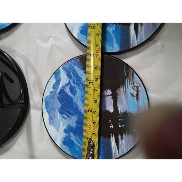 Coaster Set , 6 piece , - Picture 4 of 5